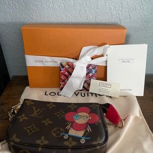 LOUIS VUITTON MINI POCHETTE VIVIENNE JAPAN CHRISTMAS ANIMATION M69056